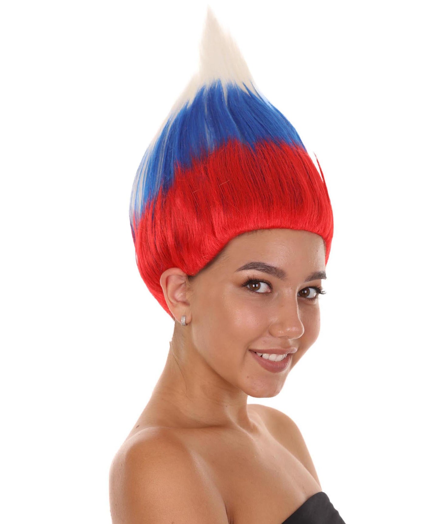 Unisex Flag Troll Wigs Collections| Premium Breathable Capless Cap