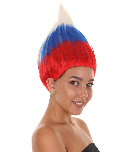 Unisex Flag Troll Wigs Collections| Premium Breathable Capless Cap