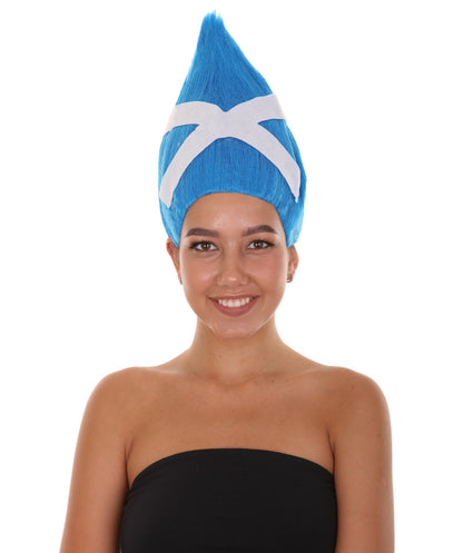 Unisex Flag Troll Wigs Collections| Premium Breathable Capless Cap