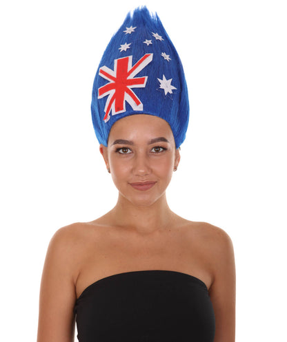 Unisex Flag Troll Wig
