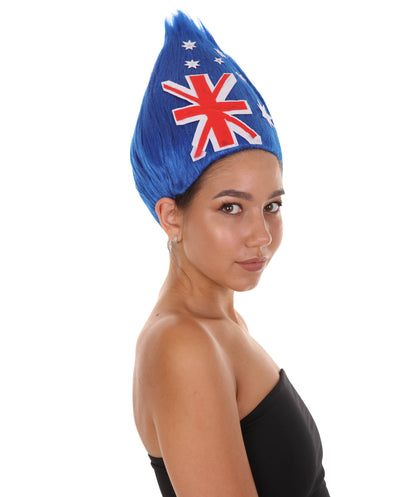 Unisex Flag Troll Wigs Collections| Premium Breathable Capless Cap