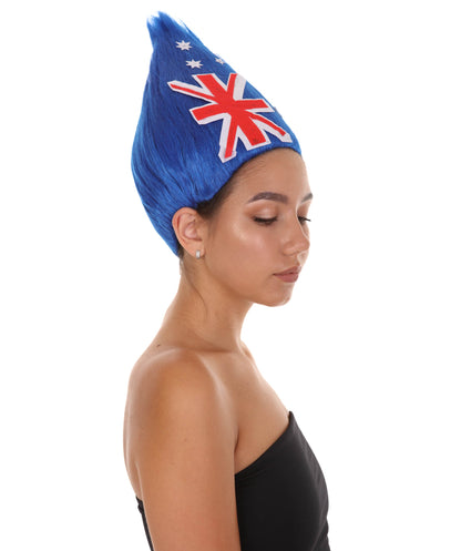 Unisex Flag Troll Wigs Collections| Premium Breathable Capless Cap