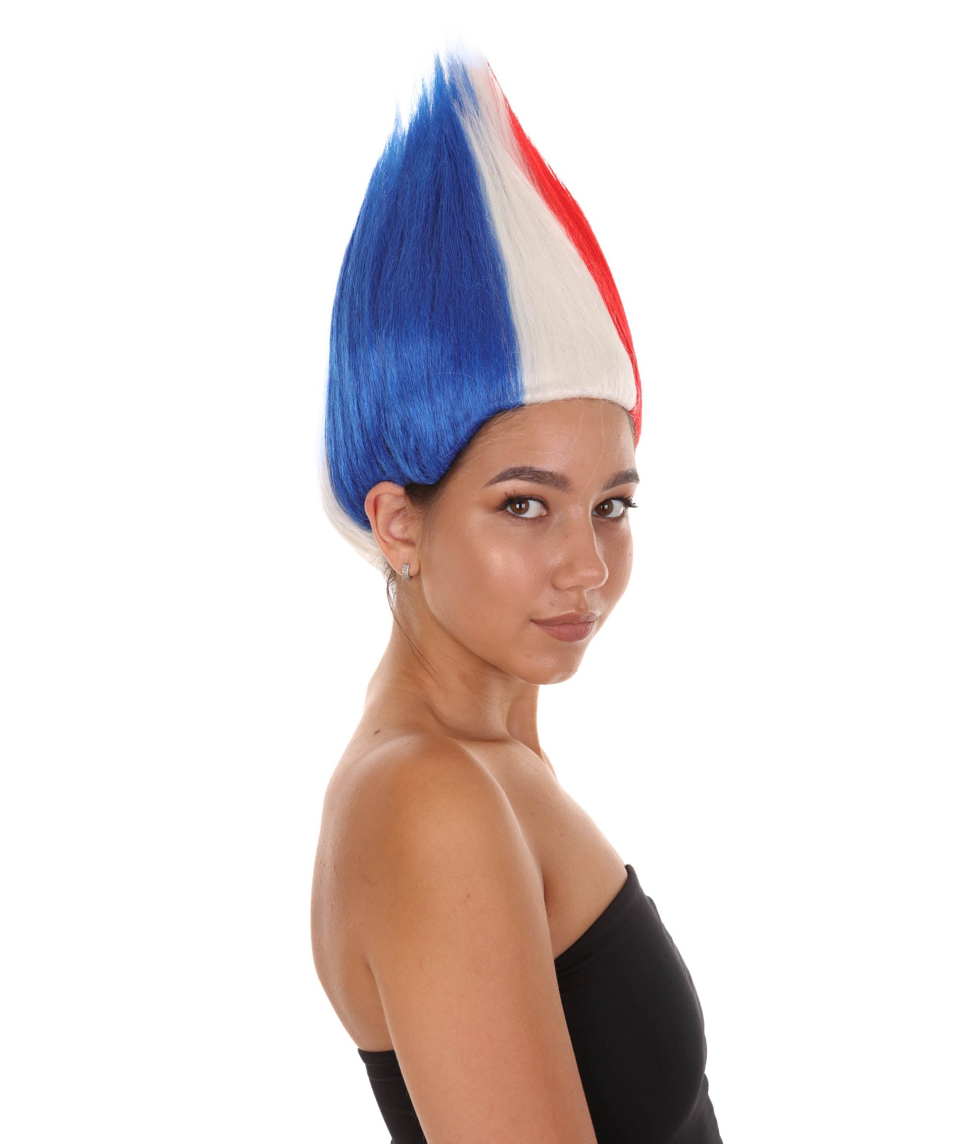 Unisex Flag Troll Wig
