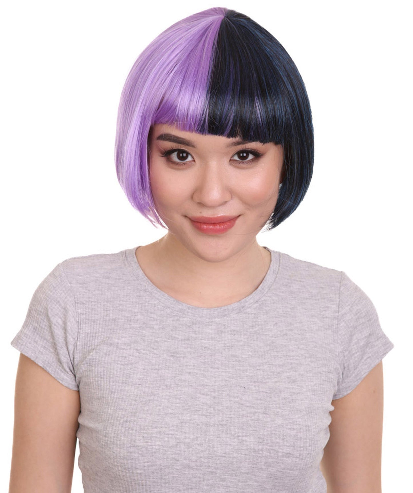 Women's Two-tone Short Bob Wig | Multiple Color Collection | Premium Breathable Capless Cap