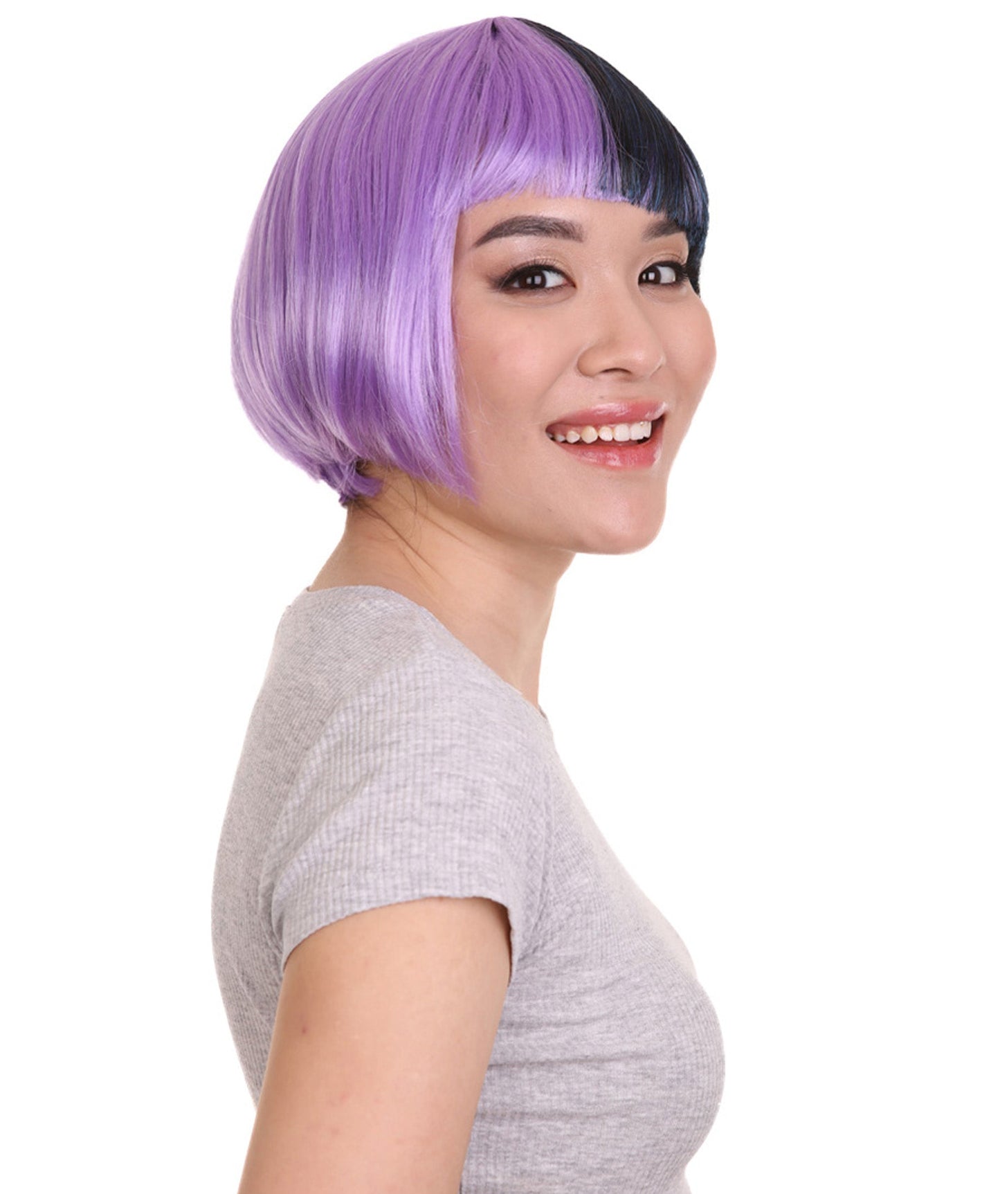 Women's Two-tone Short Bob Wig | Multiple Color Collection | Premium Breathable Capless Cap