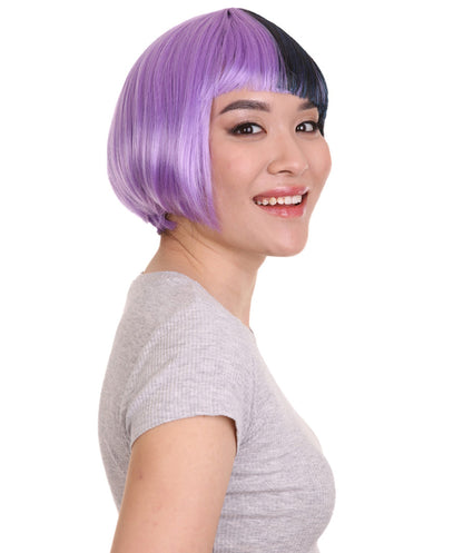 Women's Two-tone Short Bob Wig | Multiple Color Collection | Premium Breathable Capless Cap