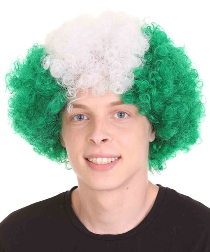 Sport Afro Fun Wig collection | Jumbo Red Yellow Wig