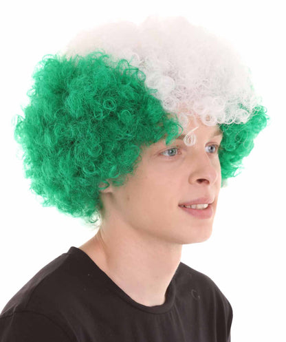 Sport Afro Fun Wig collection | Jumbo Red Yellow Wig