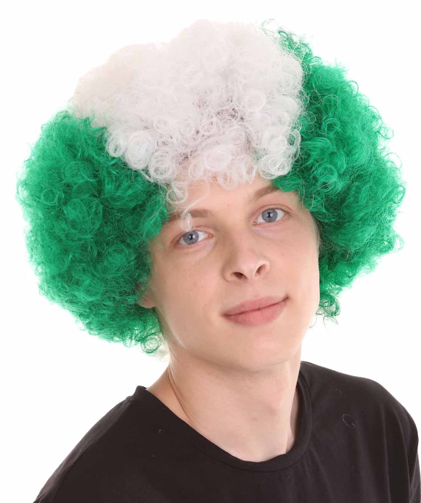 Sport Afro Fun Wig collection | Jumbo Red Yellow Wig