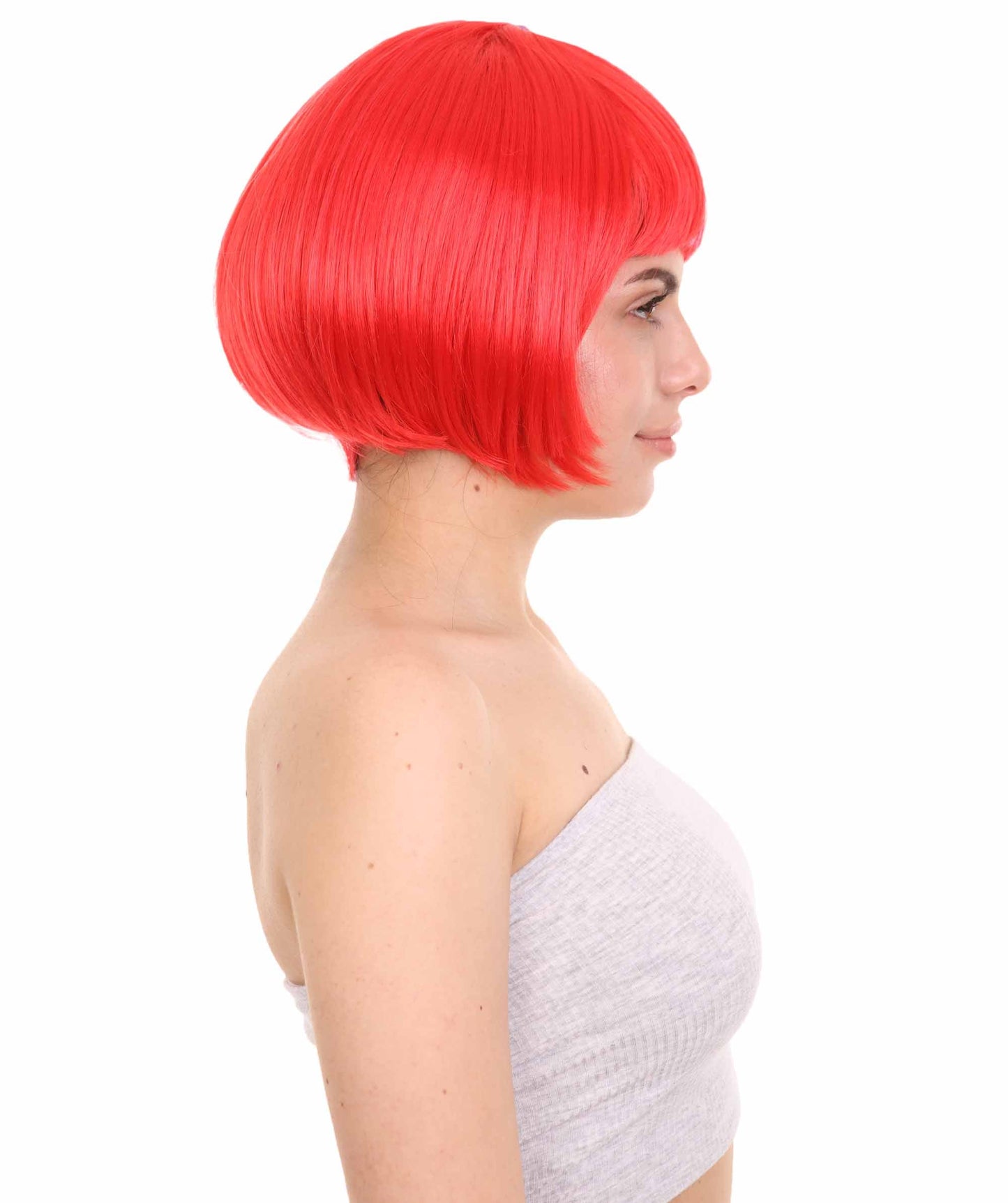 Red & Purple Two-tone Short Bob Wig