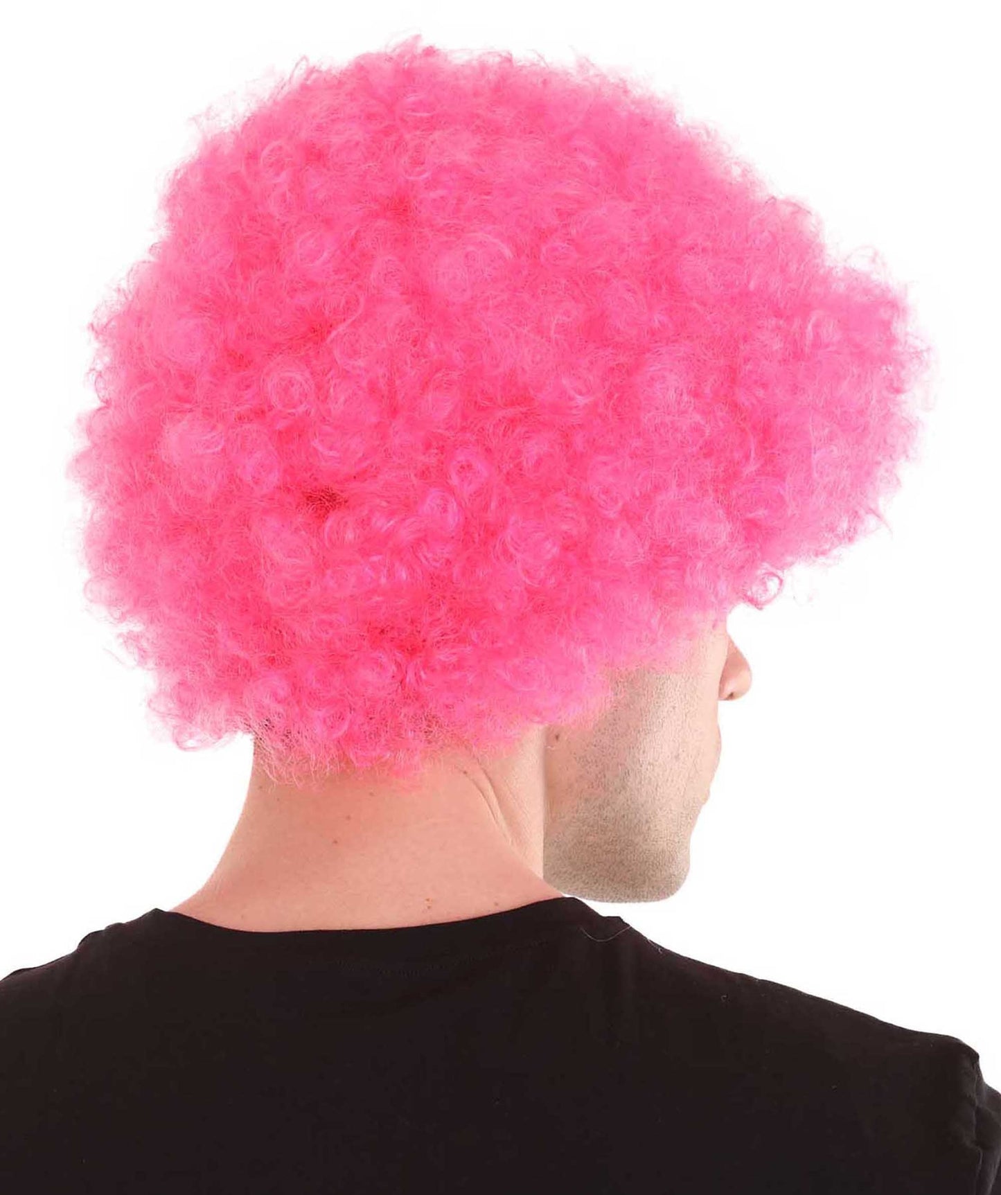 Pink Unisex Afro Wig