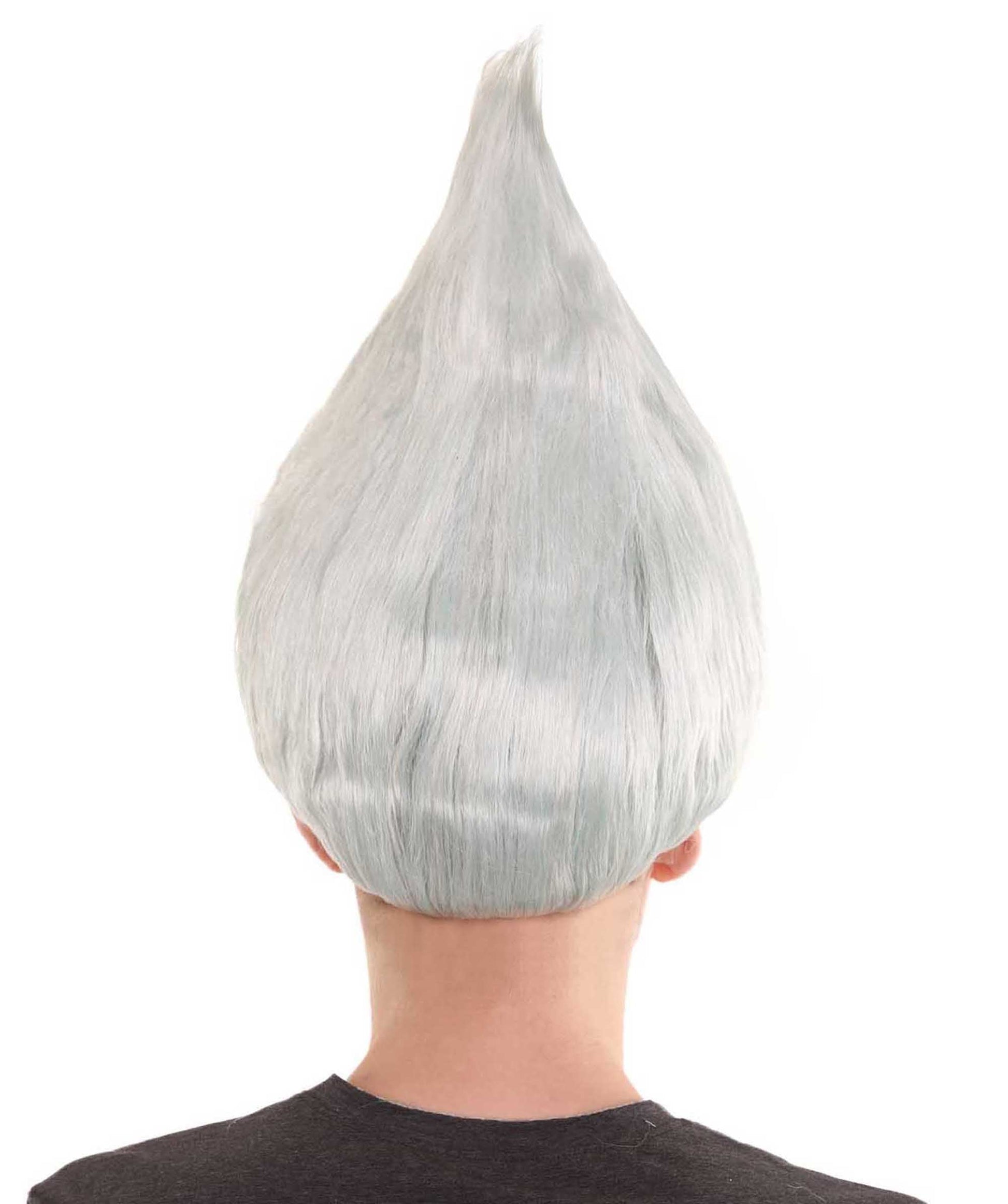 Silver White Troll Style Wig