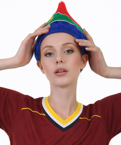 South Africa Flag Troll Multicolor Wig