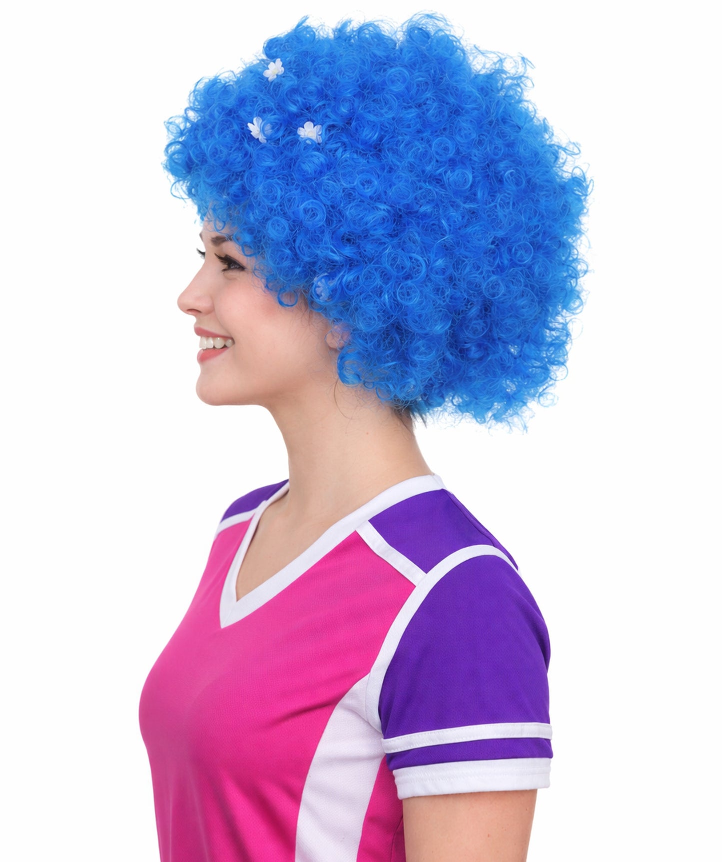 Australia Flag Sport Afro Multicolor Wig