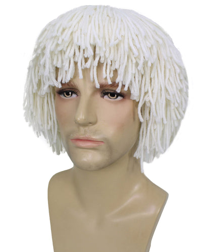 Medium White Wig