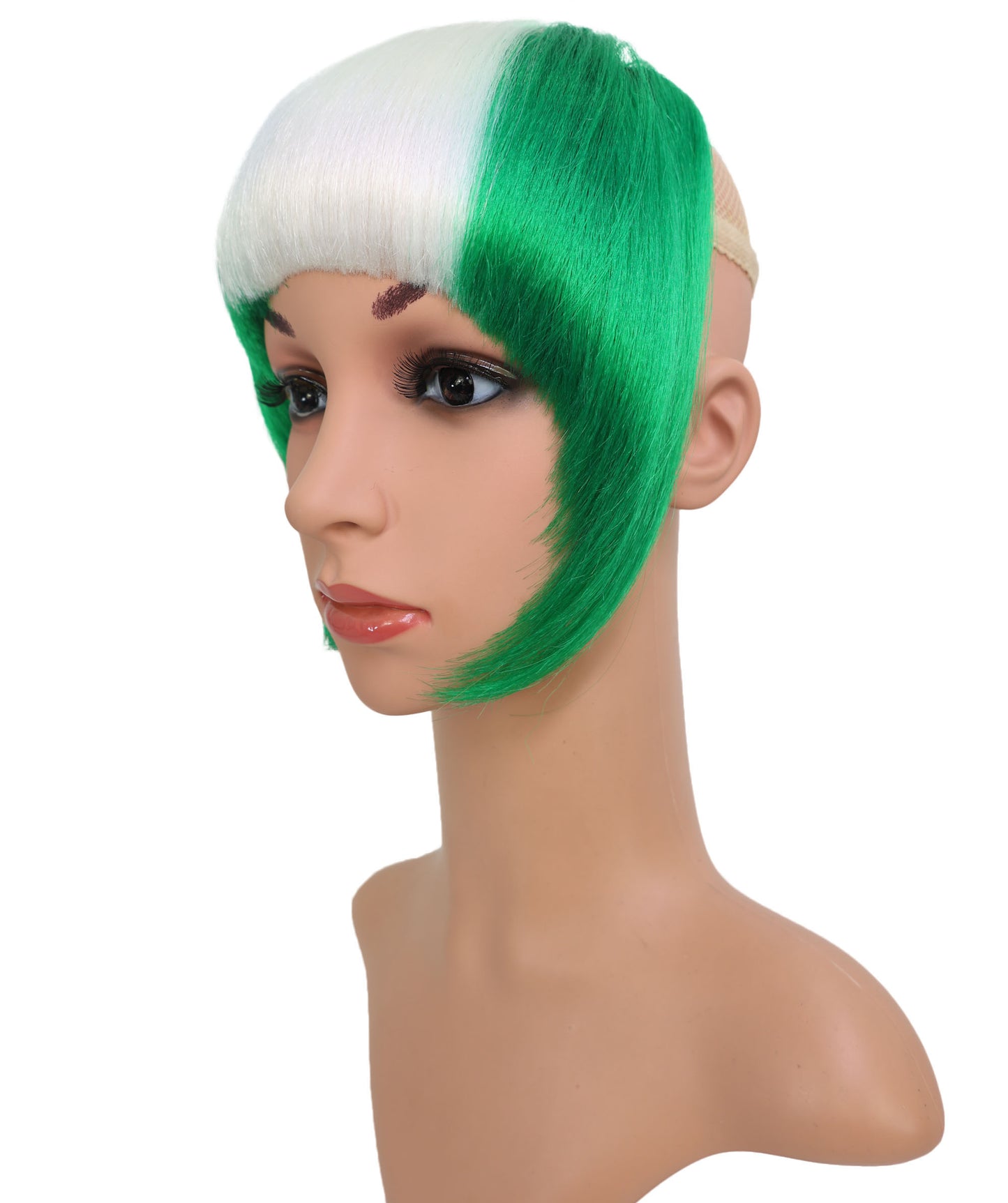 Nigeria Flag White and Green Hair Extension