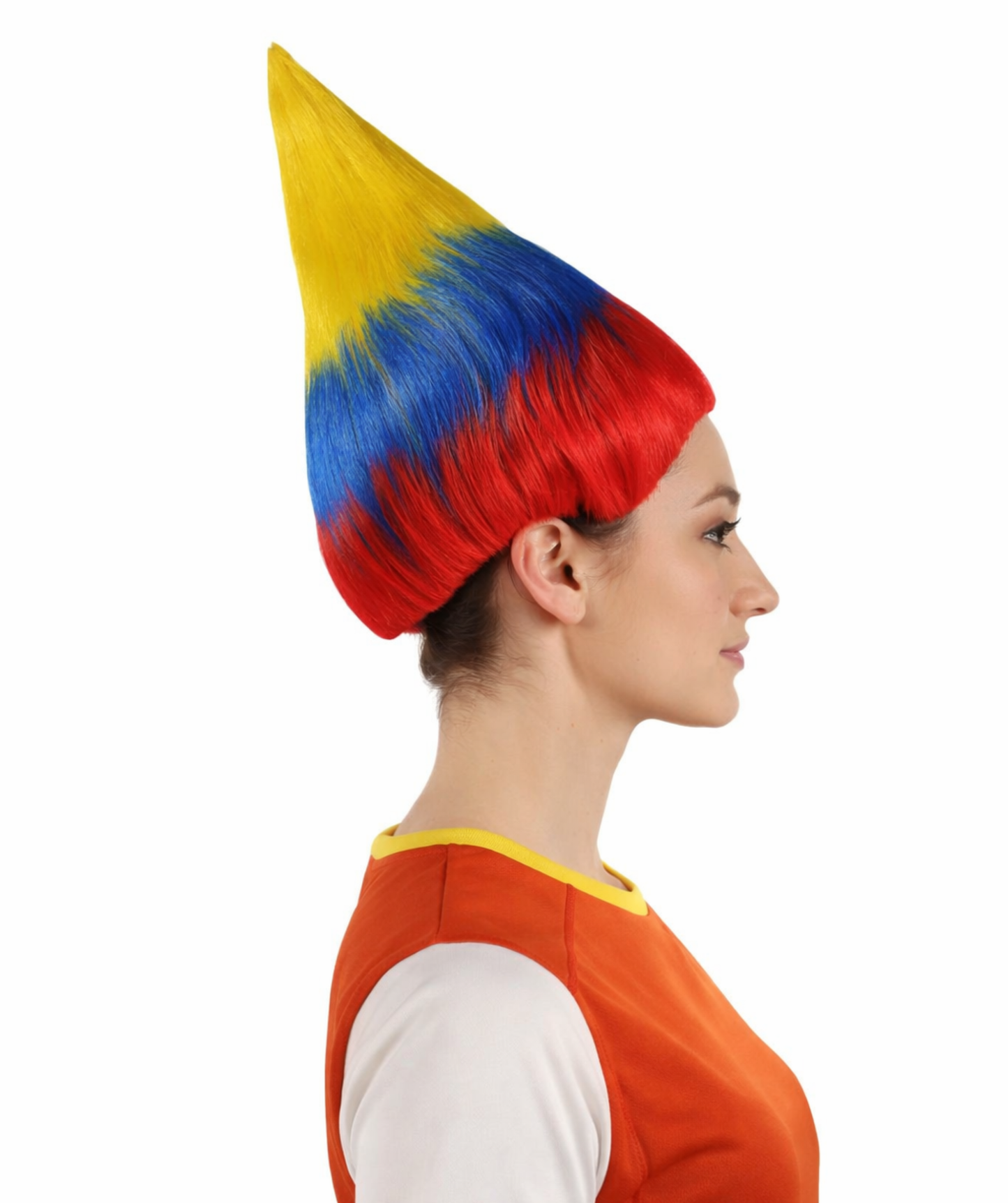 Colombia Flag Troll Multicolor Wig