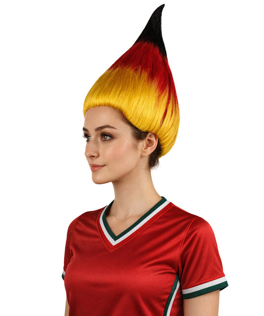 Germany Flag Troll Multicolor Wig
