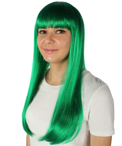 Womens Long Bob Wigs Collections |  Fancy Party Event Ready Halloween Wigs | Premium Breathable Capless Cap