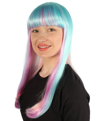 Womens Long Bob Wigs Collections |  Fancy Party Event Ready Halloween Wigs | Premium Breathable Capless Cap