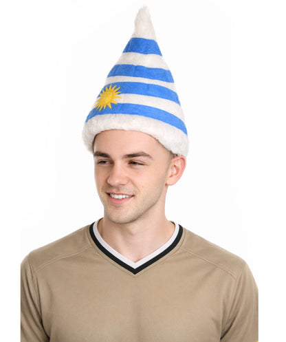Uruguay Flag Troll Multicolor Wig