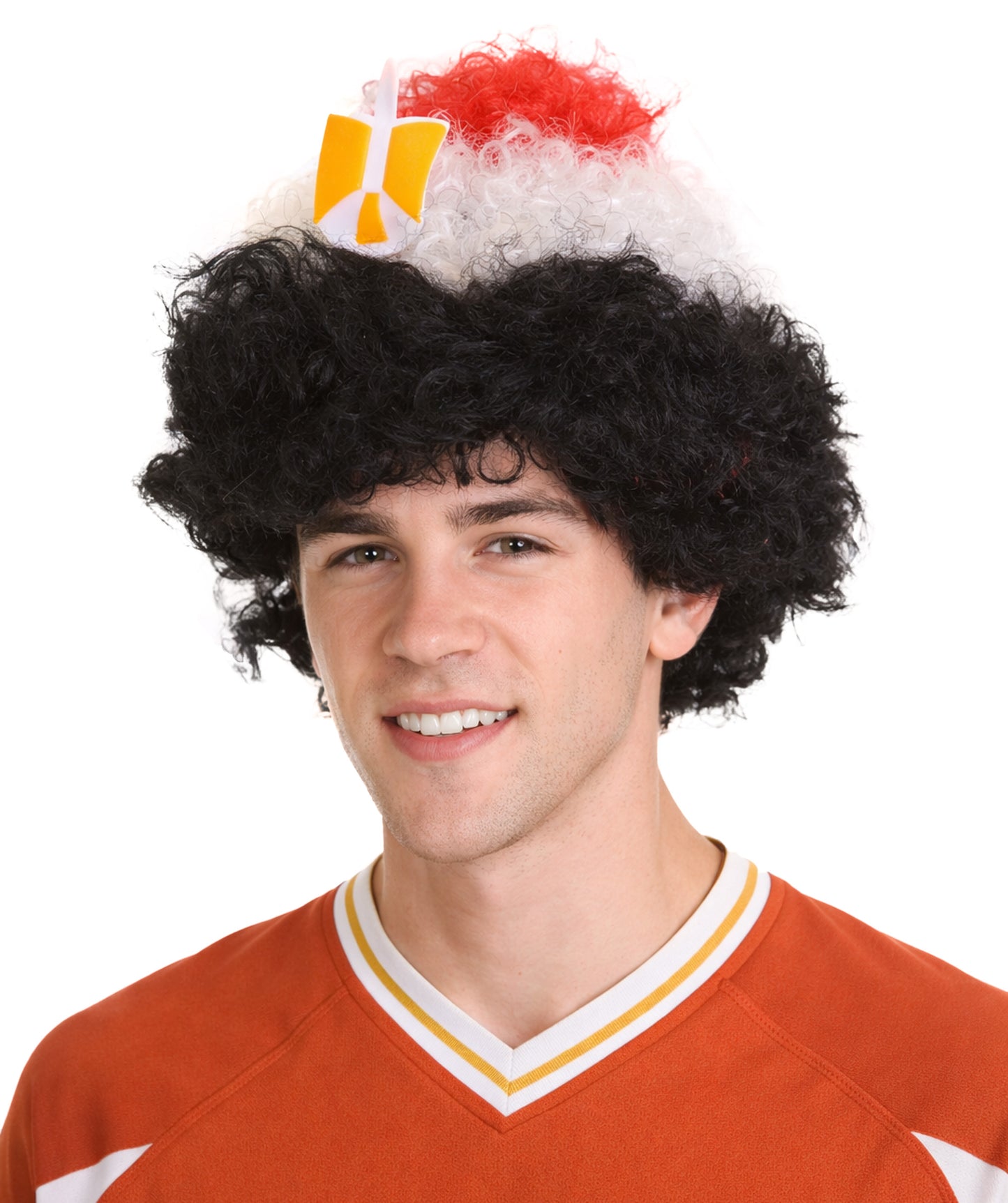 Egypt Flag Afro Multicolor Wig