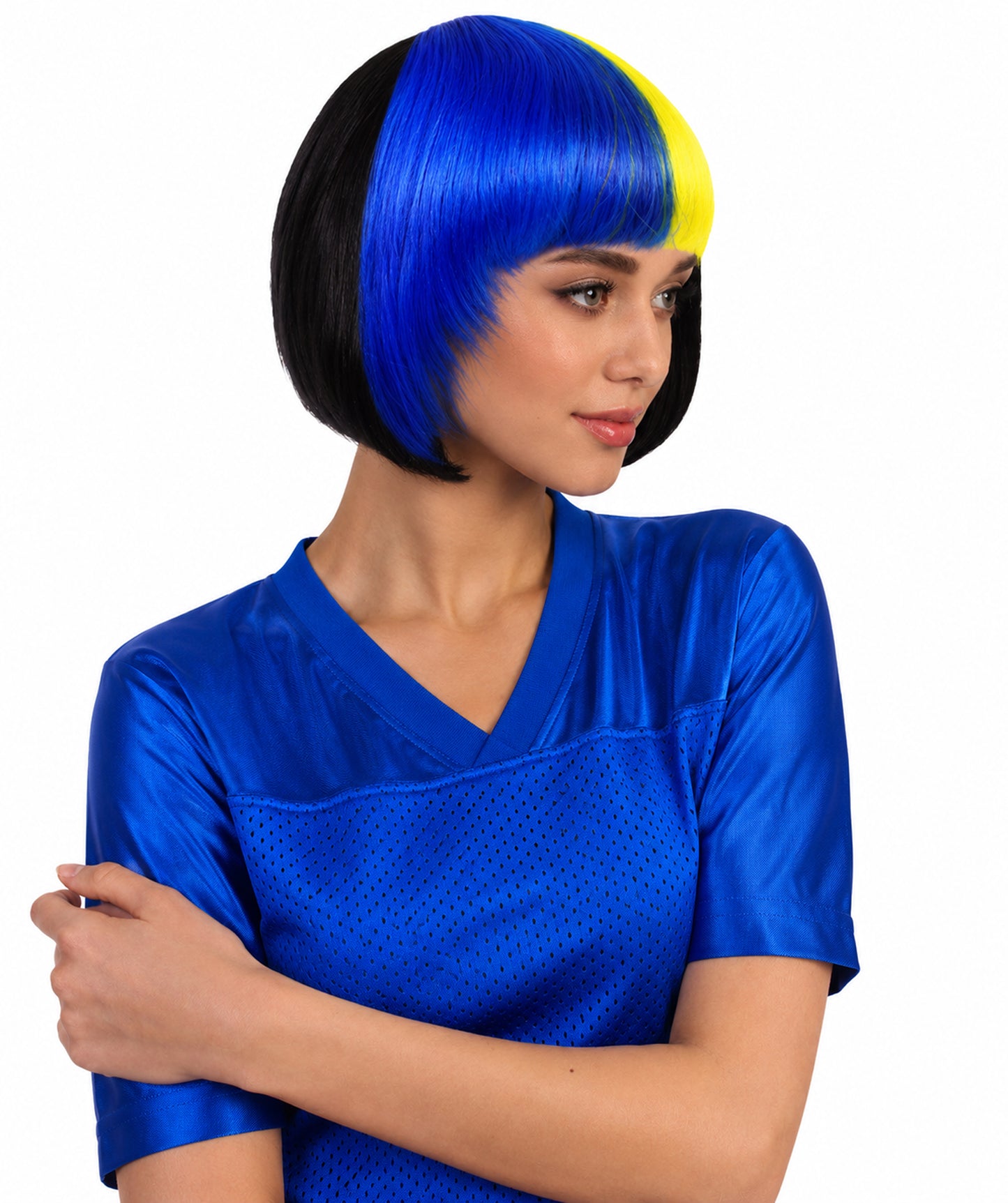 Romania Flag Multicolor Hair Extension