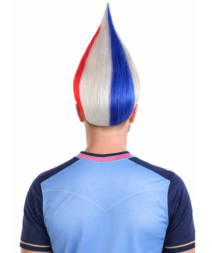 USA Flag Troll Multicolor Wig