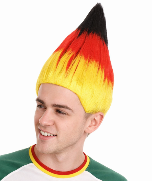 Germany Flag Troll Multicolor Wig