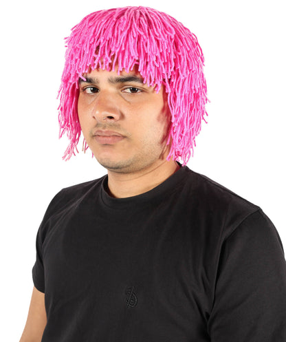 Adult Men's Medium Multiple Color Options Wig | Perfect for Halloween | Flame-retardant Wille Fiber