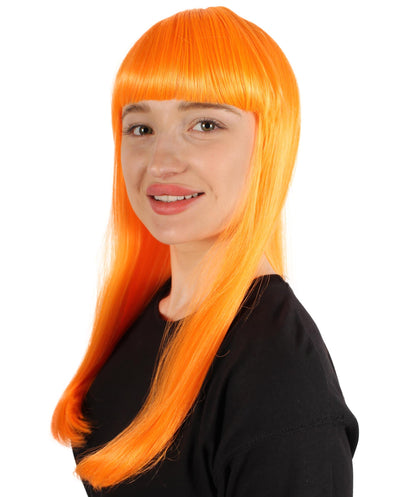 Womens Long Bob Wigs Collections |  Fancy Party Event Ready Halloween Wigs | Premium Breathable Capless Cap