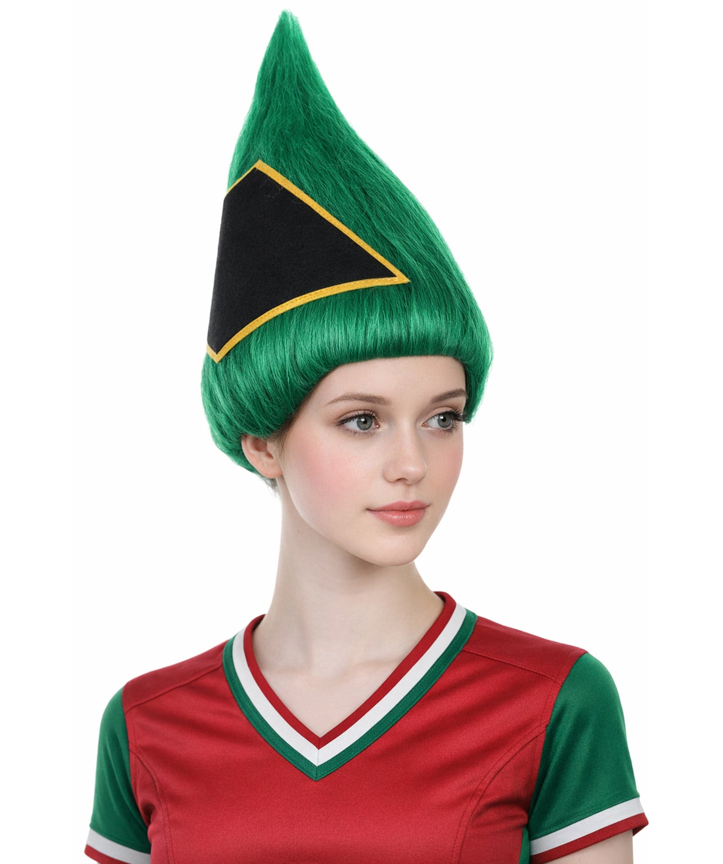 South Africa Flag Troll Multicolor Wig