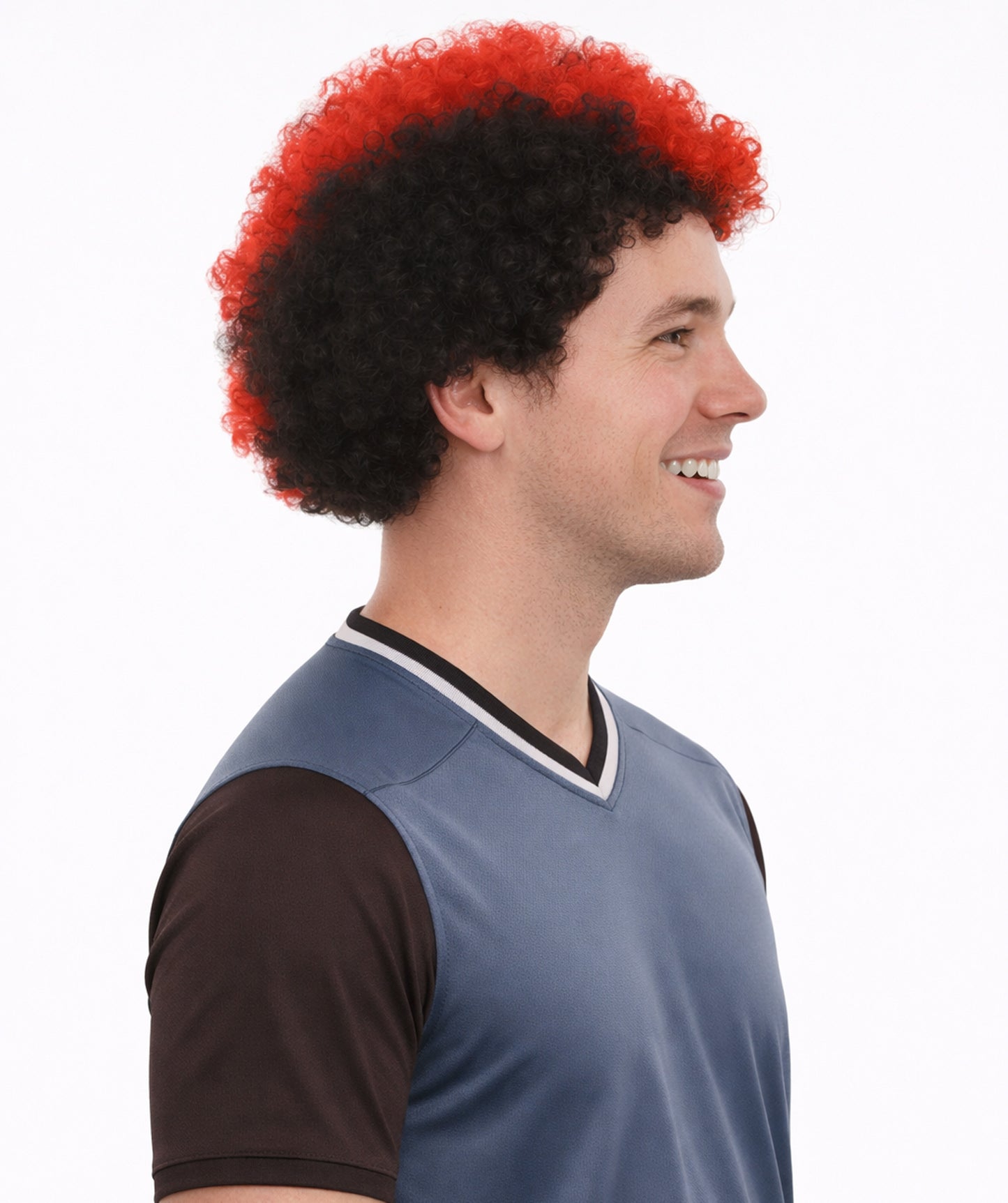 Germany Flag Afro Multicolor Wig