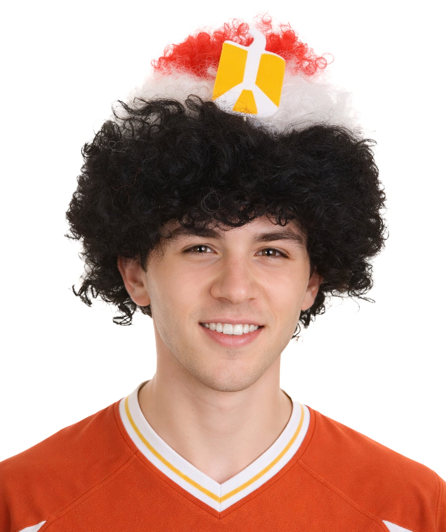 Egypt Flag Afro Multicolor Wig