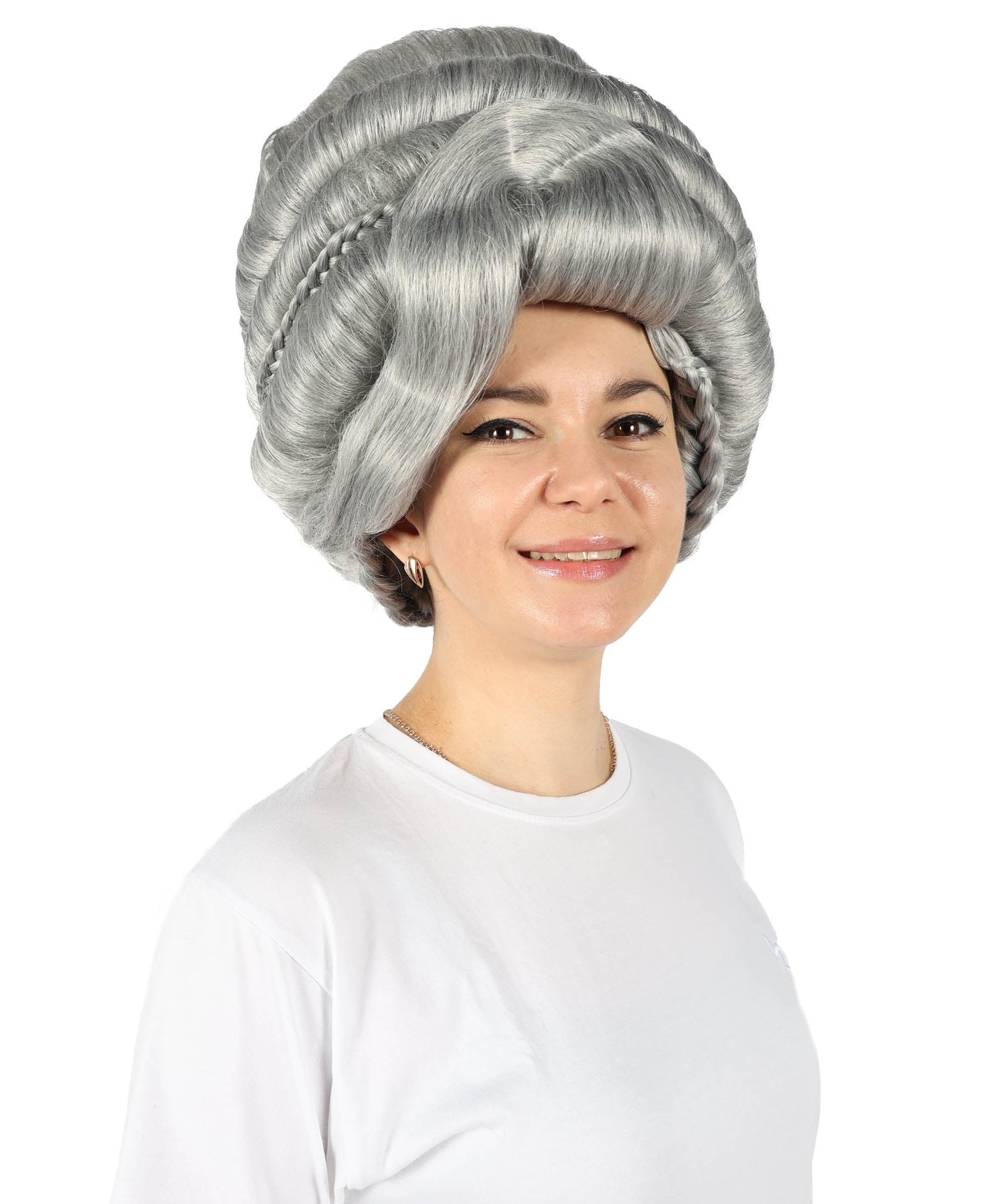 HPO Adult Women's Dramatic Drag Queen High Updo Wig I Flame-retardant Synthetic Fiber