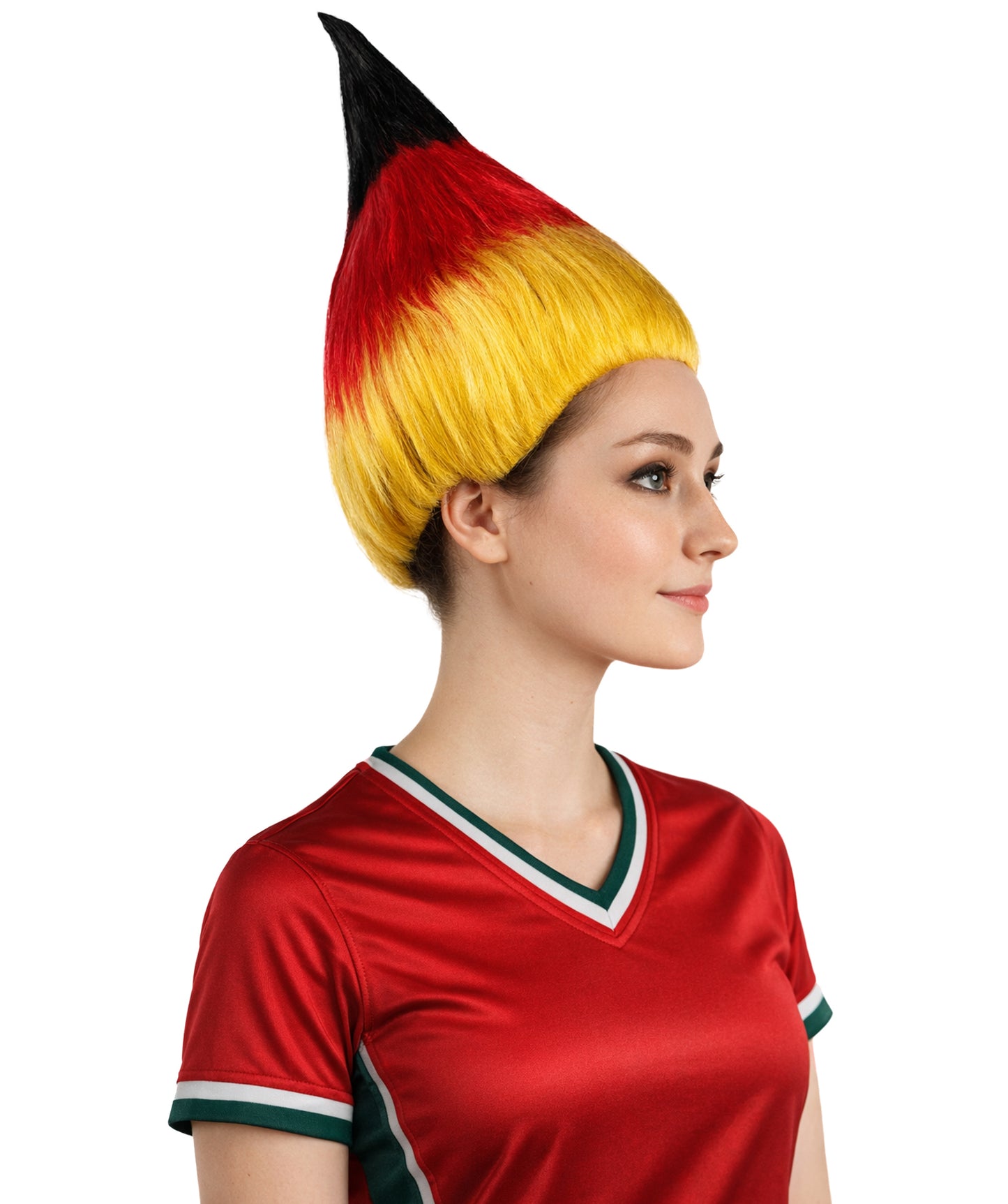 Germany Flag Troll Multicolor Wig