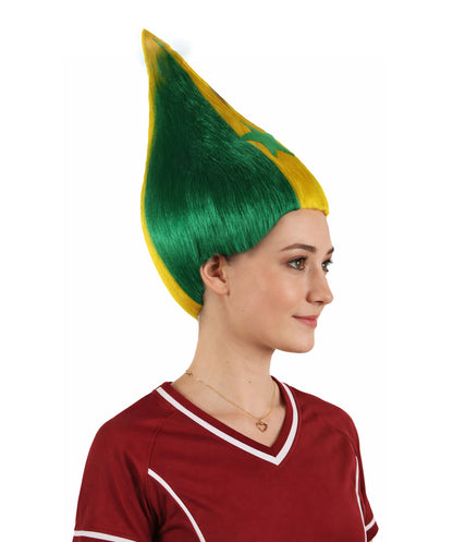 Senegal Flag Troll Multicolor Wig