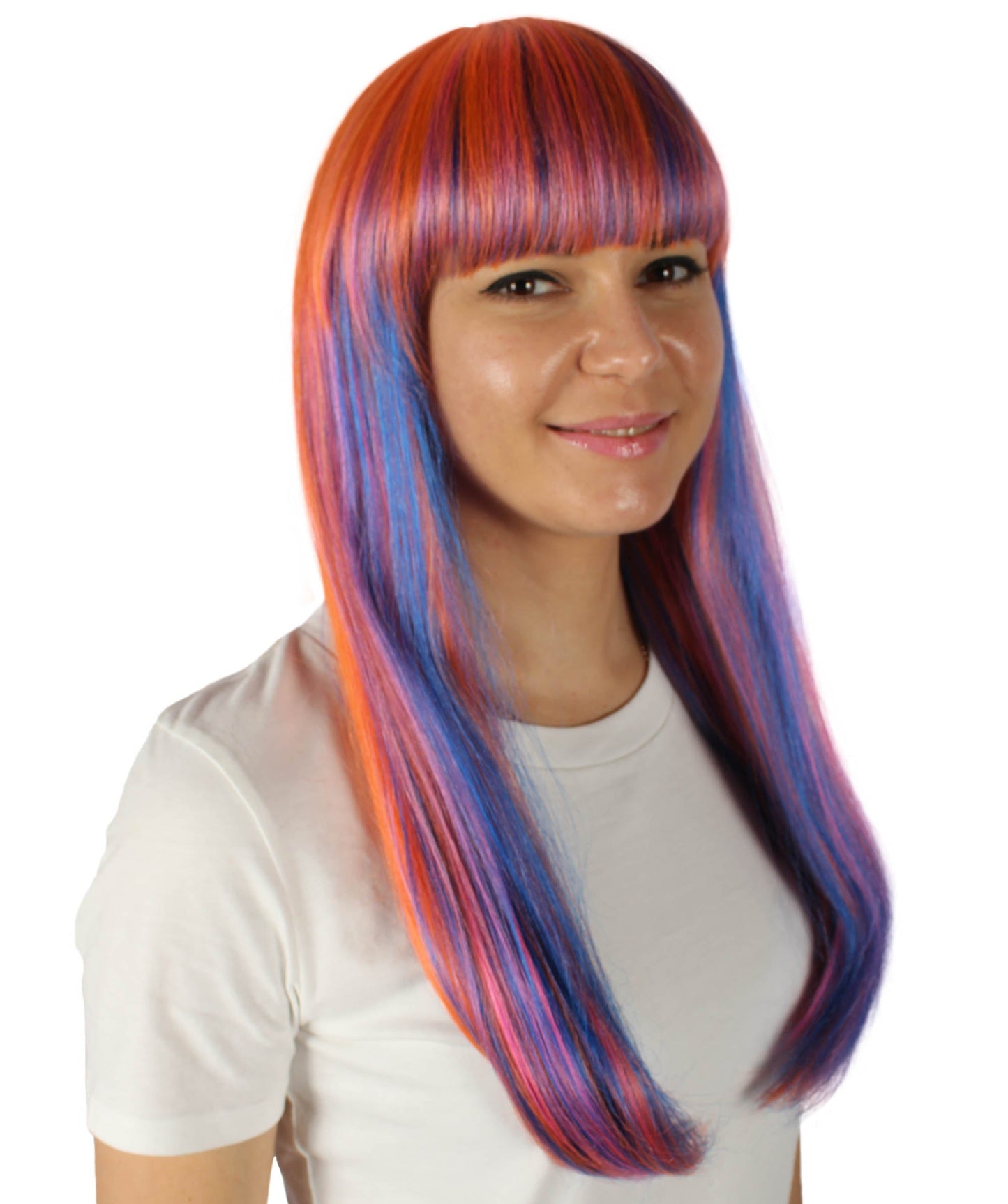Womens Long Bob Wigs Collections |  Fancy Party Event Ready Halloween Wigs | Premium Breathable Capless Cap