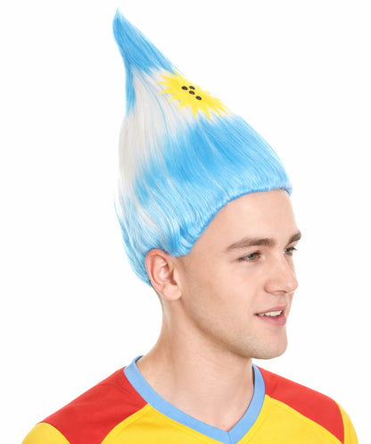 Argentina Flag Troll Multicolor Wig.