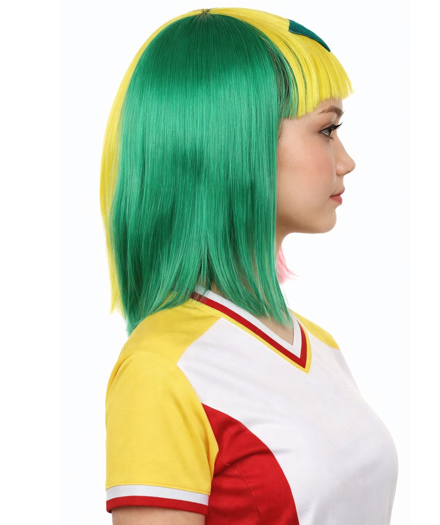 Senegal Flag Bob Multicolor Wig