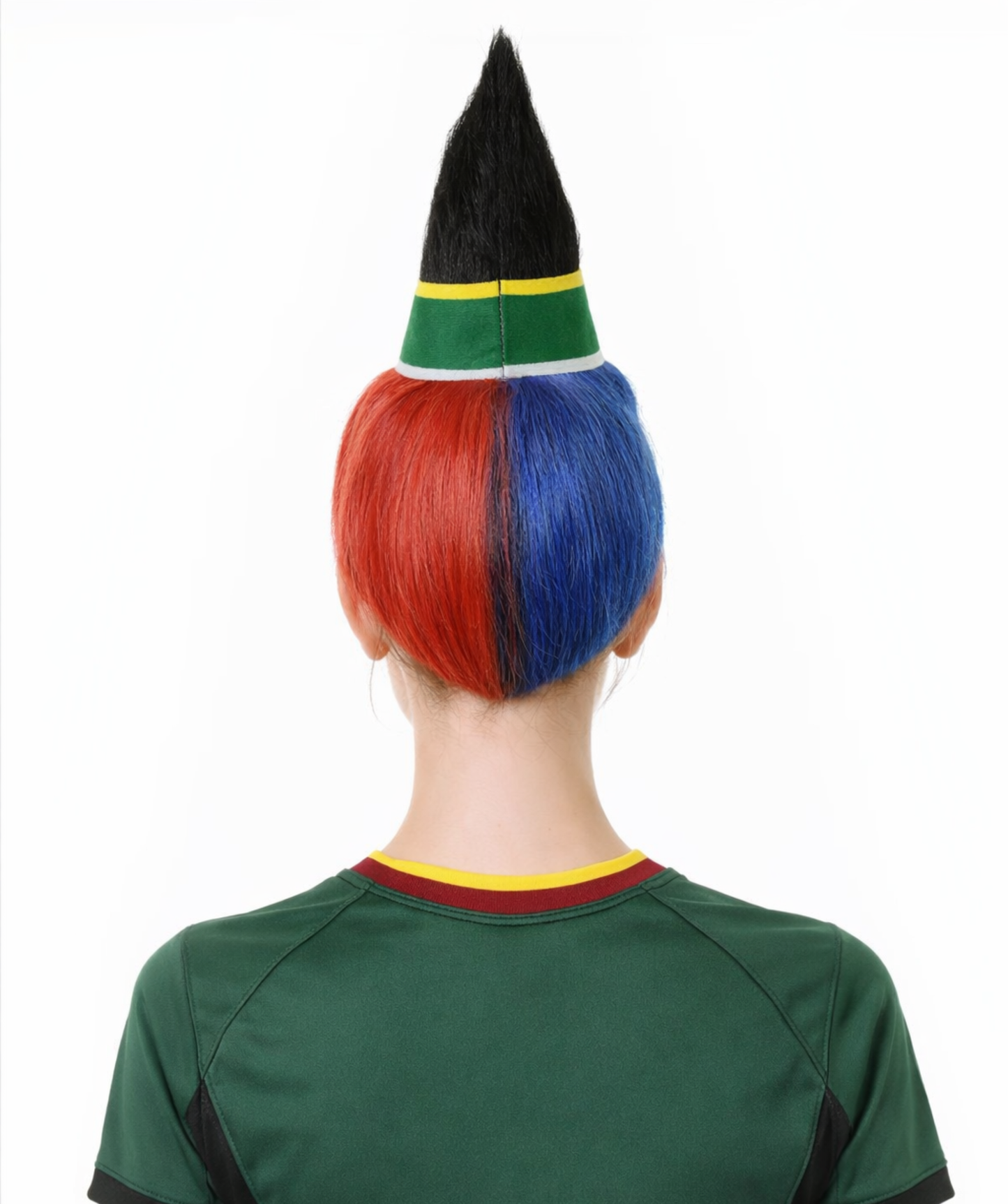 South Africa Flag Troll Multicolor Wig