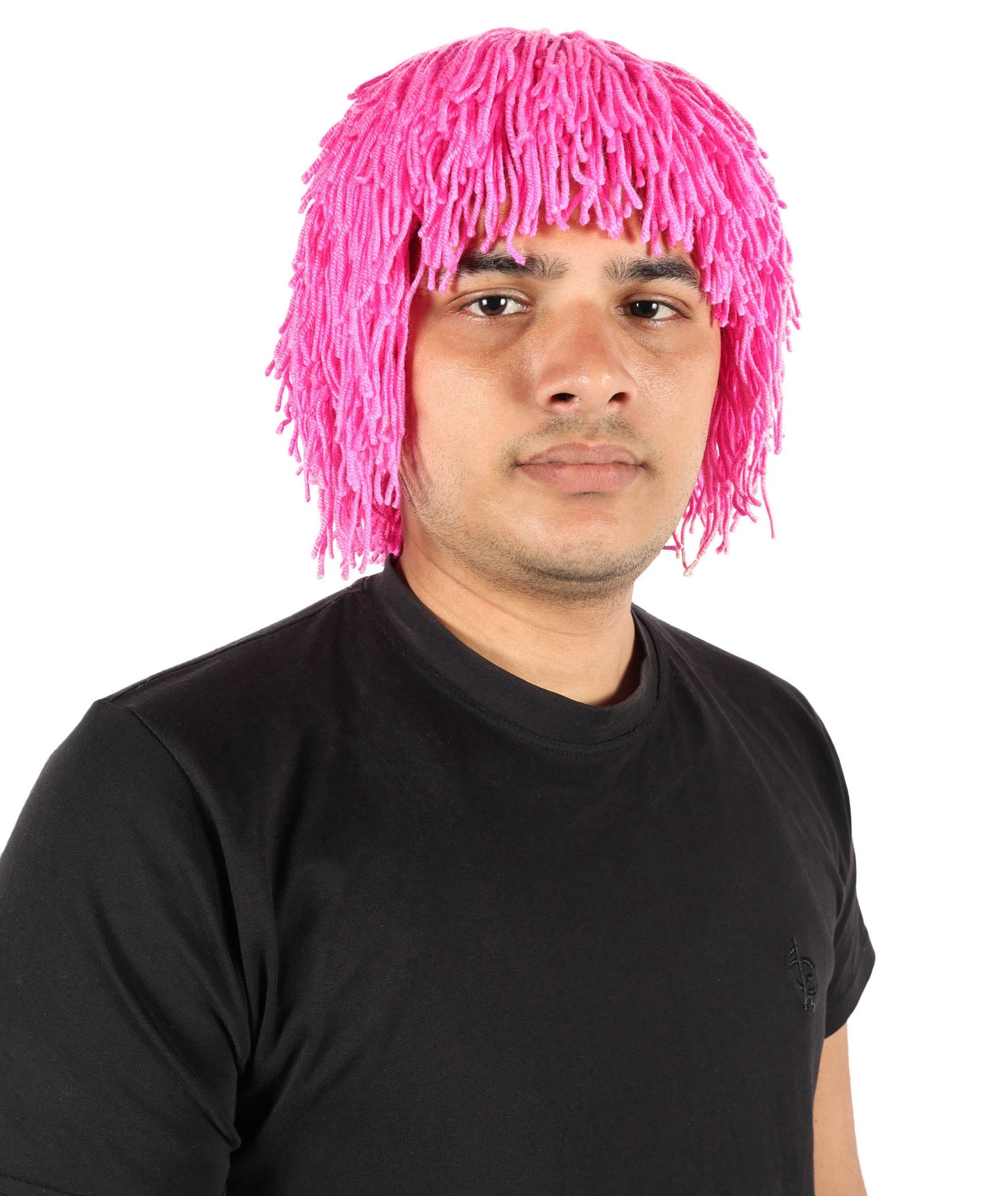 Adult Men's Medium Multiple Color Options Wig | Perfect for Halloween | Flame-retardant Wille Fiber