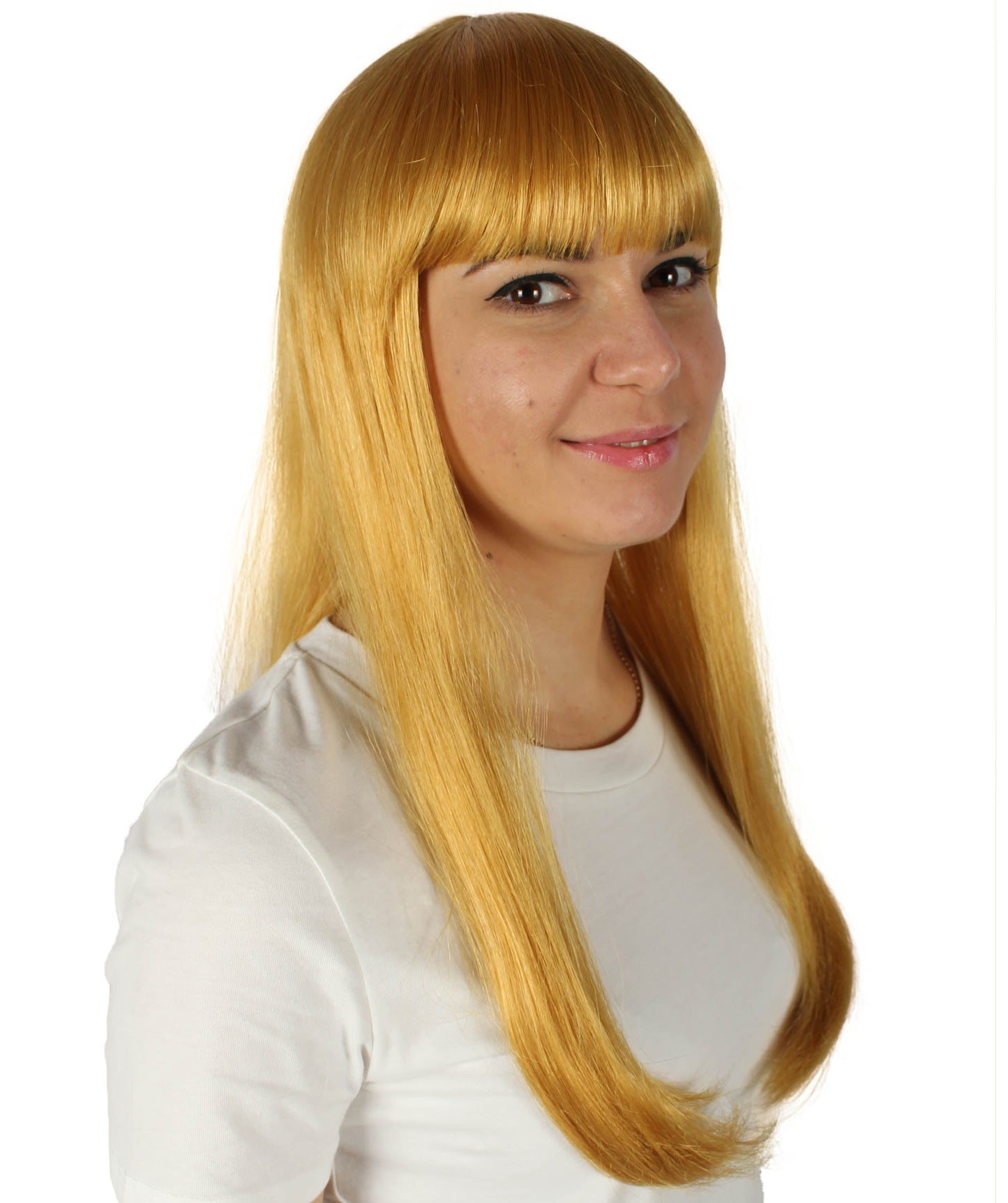 Womens Long Bob Wigs Collections |  Fancy Party Event Ready Halloween Wigs | Premium Breathable Capless Cap