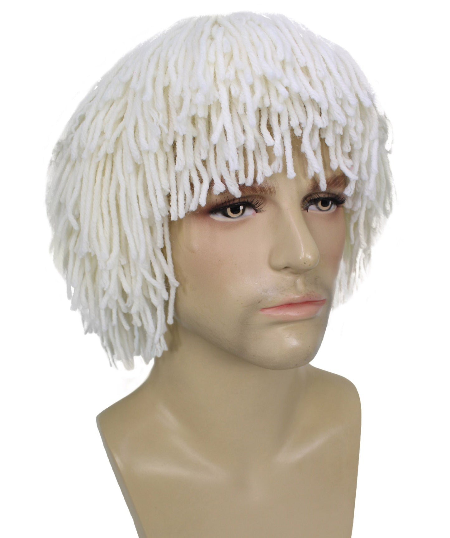 Medium White Wig