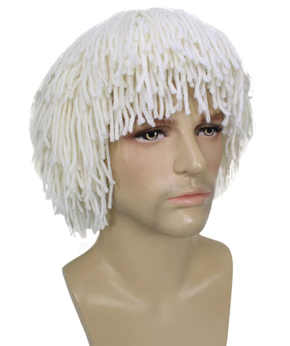 Medium White Wig