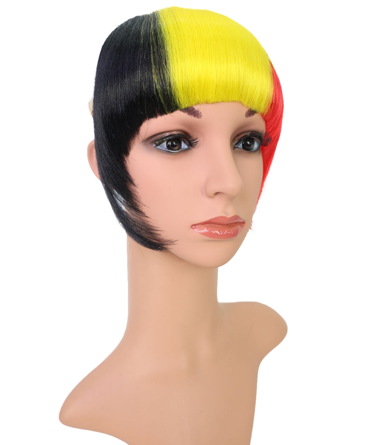 Belgium Flag Multicolor Hair Extension