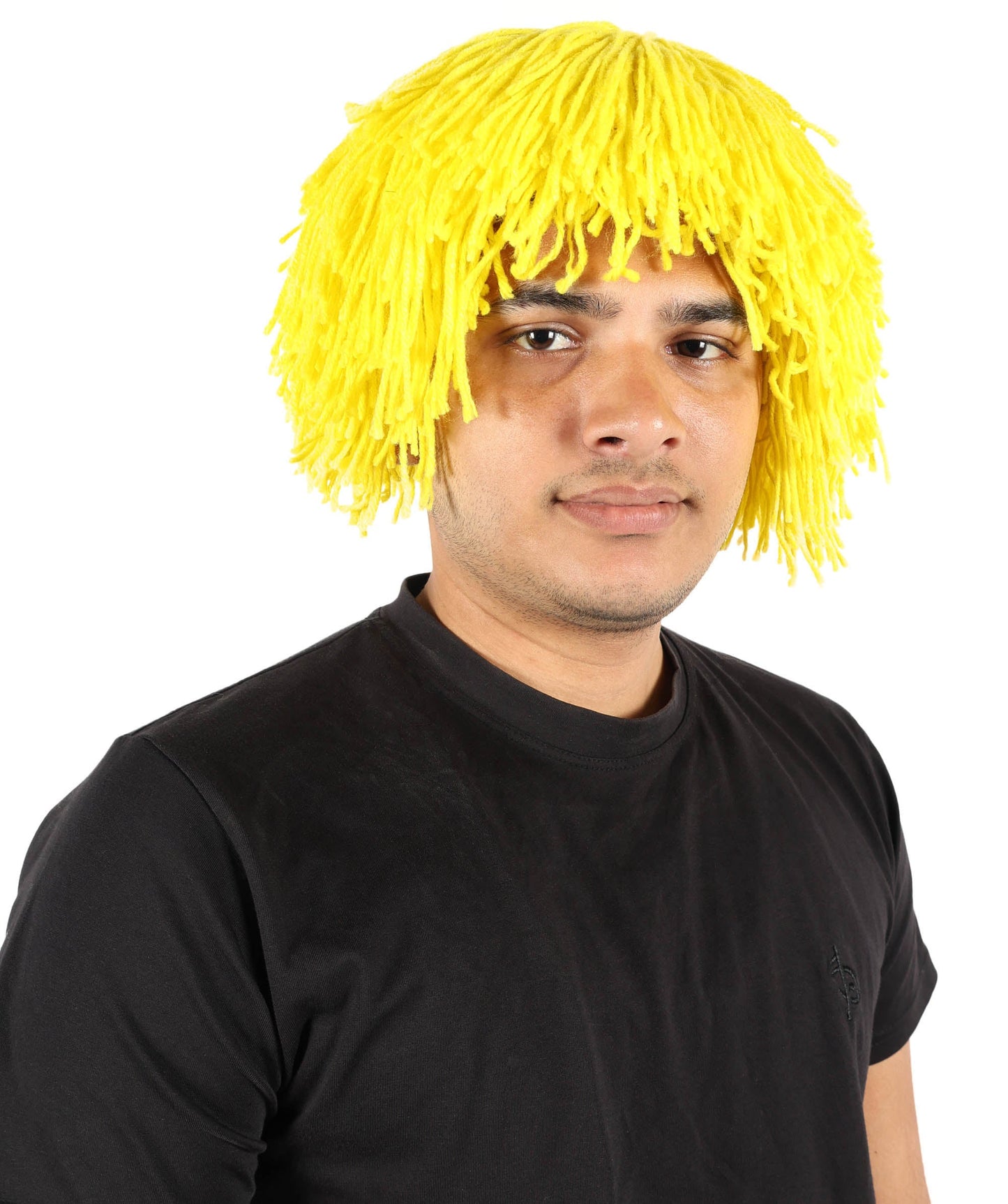 Adult Men's Medium Multiple Color Options Wig | Perfect for Halloween | Flame-retardant Wille Fiber