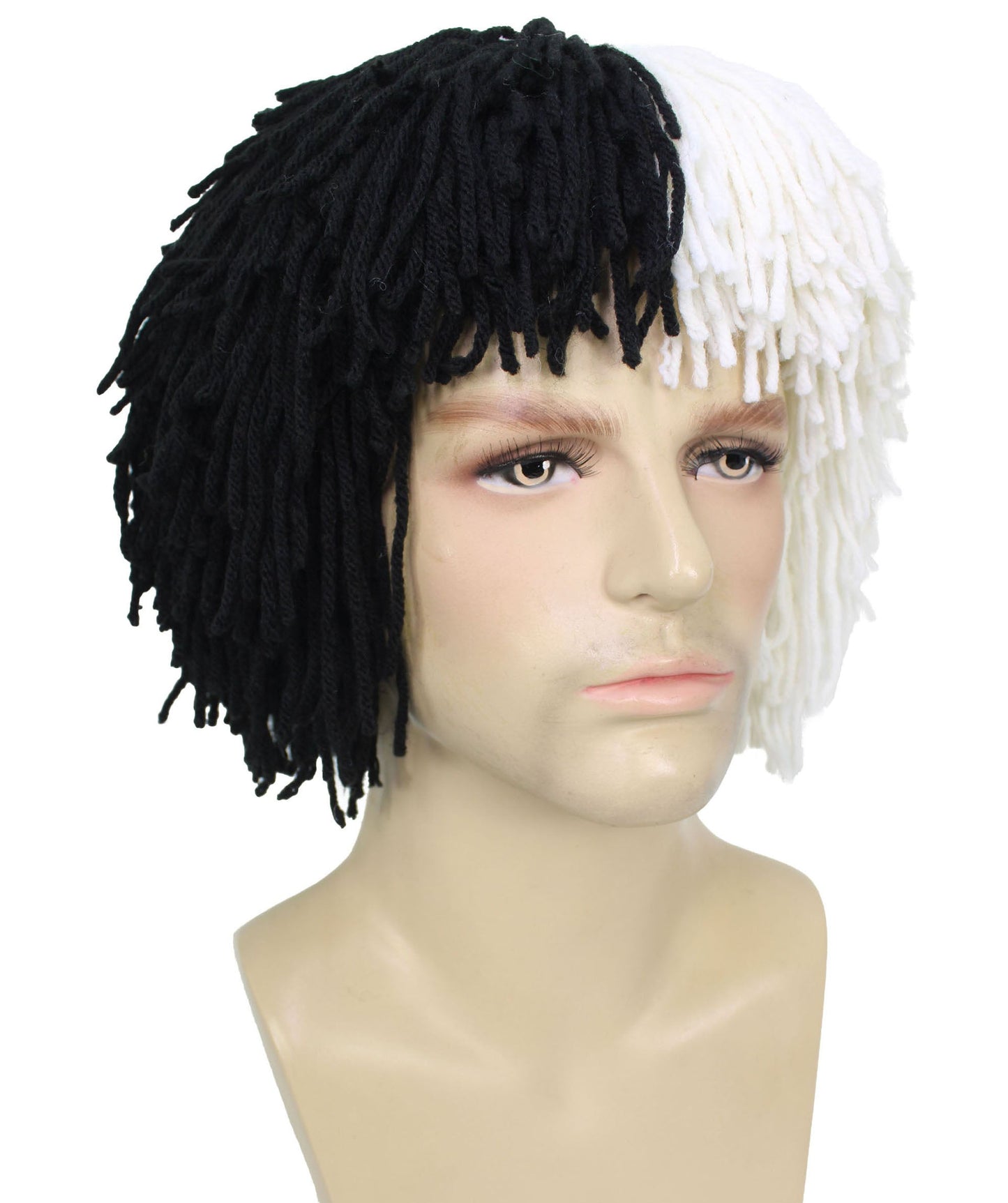 Adult Men's Medium Multiple Color Options Wig | Perfect for Halloween | Flame-retardant Wille Fiber