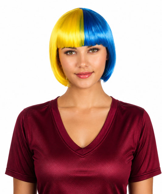 Women's Two-tone Short Bob Wig | Multiple Color Collection | Premium Breathable Capless Cap