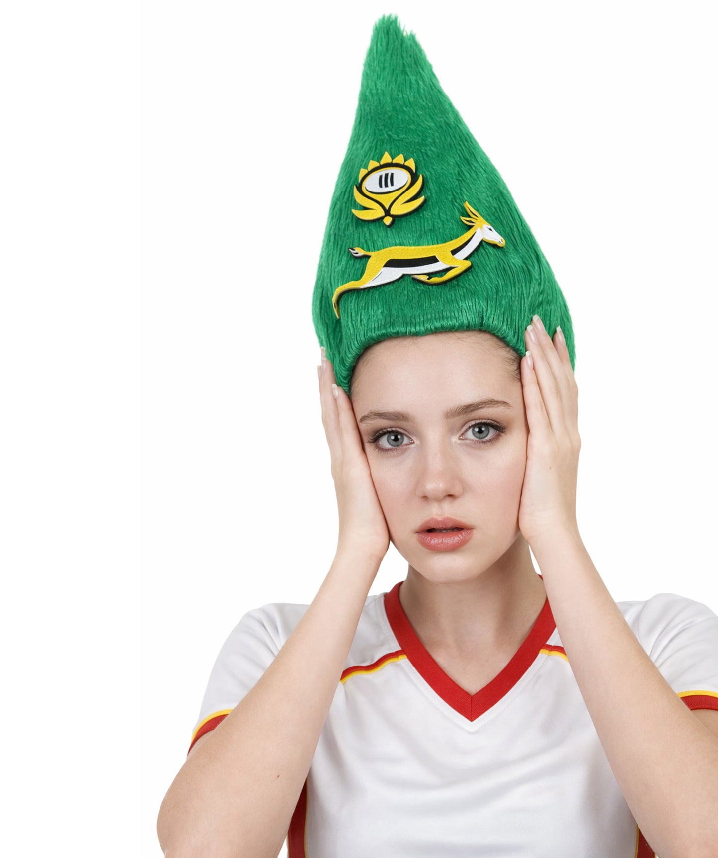 South Africa Flag Troll Multicolor Wig